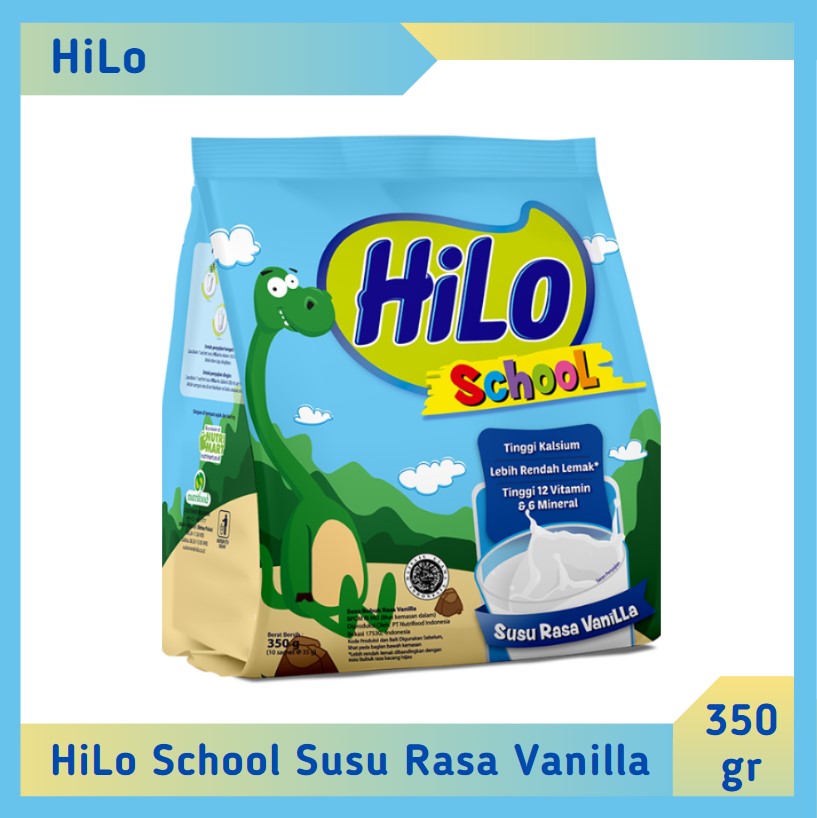 HiLo School Gusset Susu Rasa Vanilla 350 gr