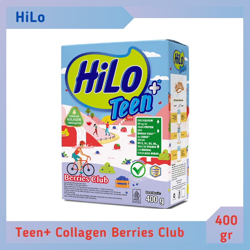 HiLo Teen Collagen Berries Club 400 gr