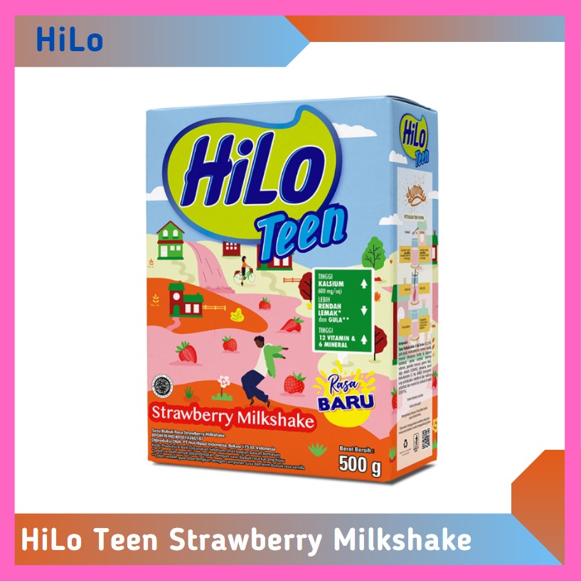 HiLo Teen Strawberry Milkshake