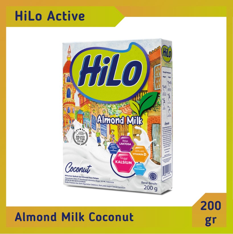 Hilo Active Almond Milk Coconut 200 gr