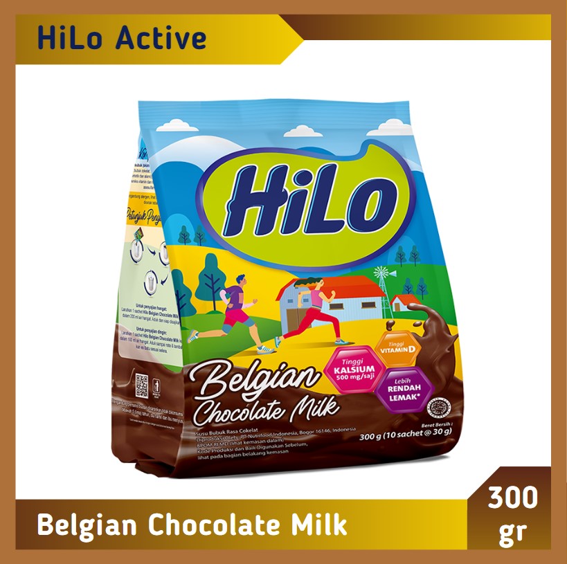 Hilo Active Belgian Chocolate Milk 300 gr