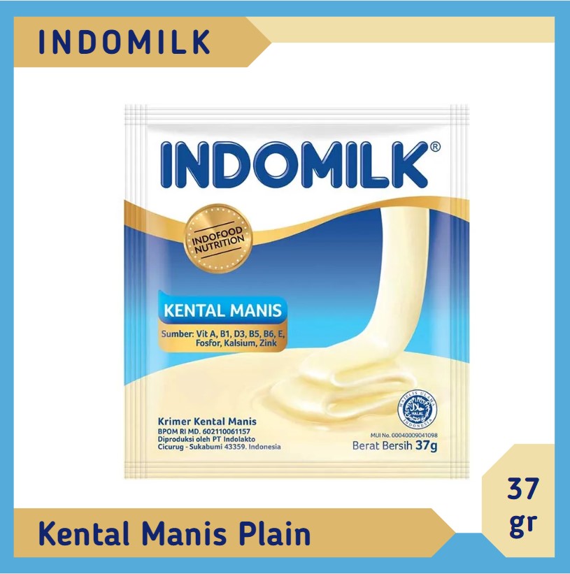 Indomilk Kental Manis Plain 37 gr