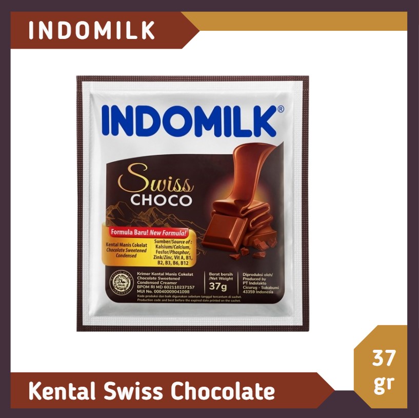 Indomilk Kental Manis Swiss Choco 37 gr