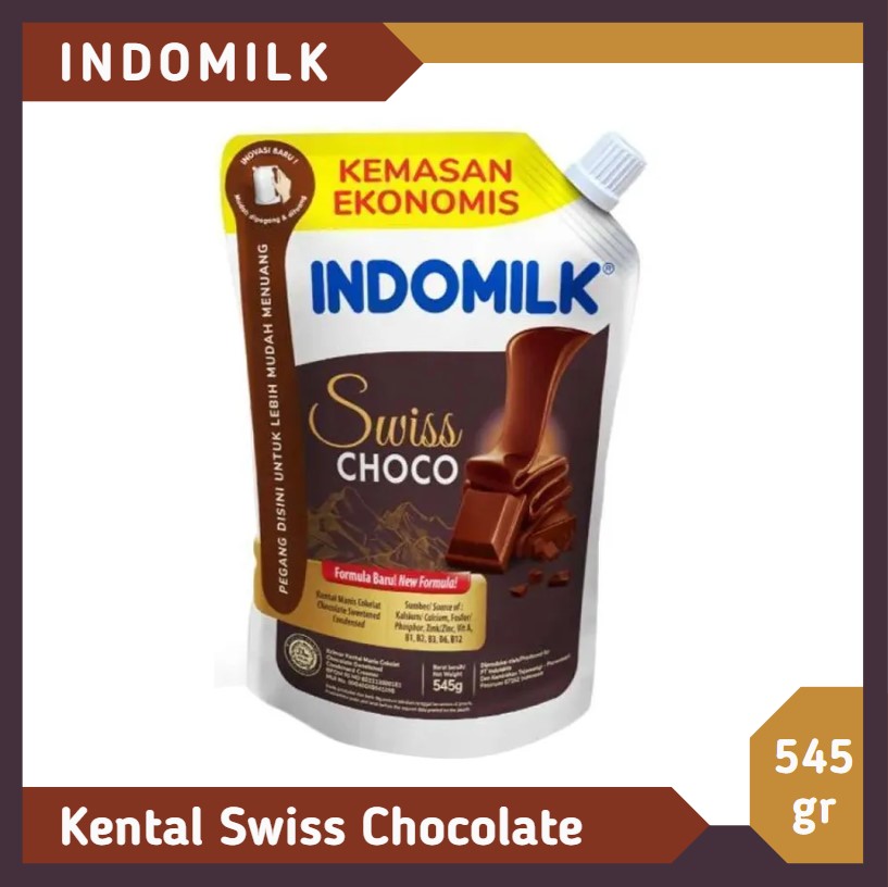 Indomilk Kental Manis Swiss Choco 545 gr