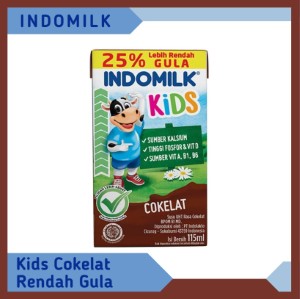 Indomilk Kids Cokelat Rendah Gula
