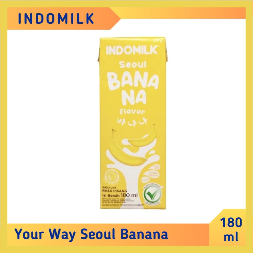 Indomilk Your Way Seoul Banana 180 ml