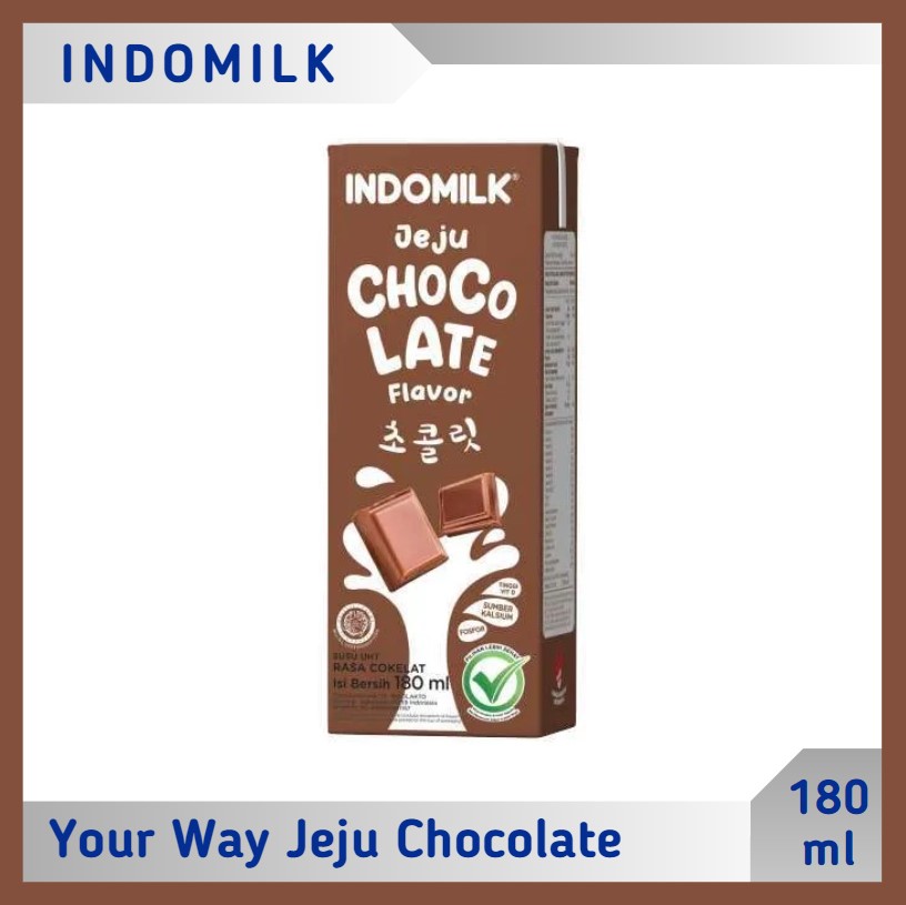Indomilk Your Way Jeju Chocolate 180 ml