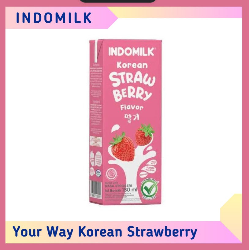 Indomilk Your Way Korean Strawberry