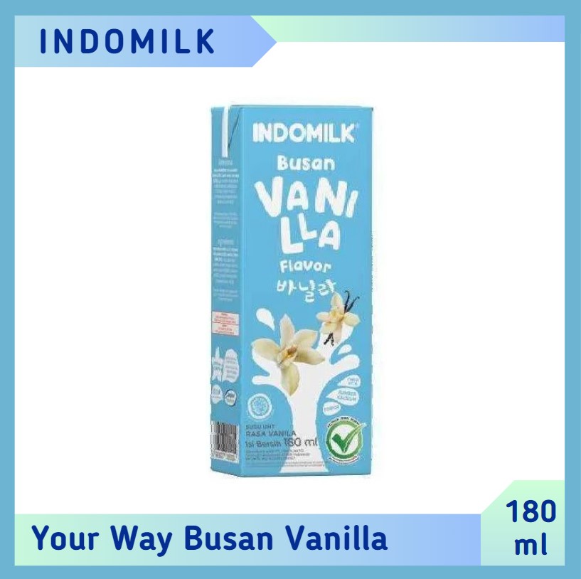 Indomilk Your Way Busan Vanilla 180 ml