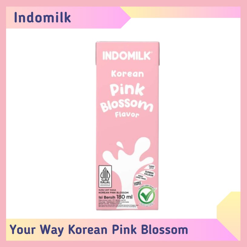 Indomilk Your Way Korean Pink Blossom