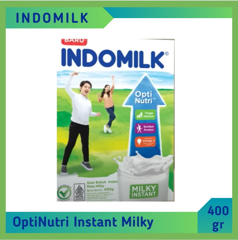 Indomilk Susu Bubuk Instant Milky 400 gr