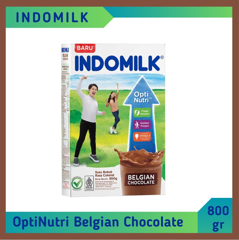 Indomilk Susu Bubuk Belgian Chocolate 800 gr