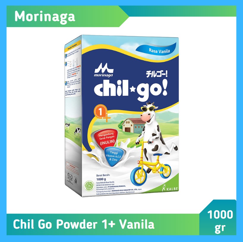 Morinaga Chil Go Powder 1+ Vanila 1000 gr