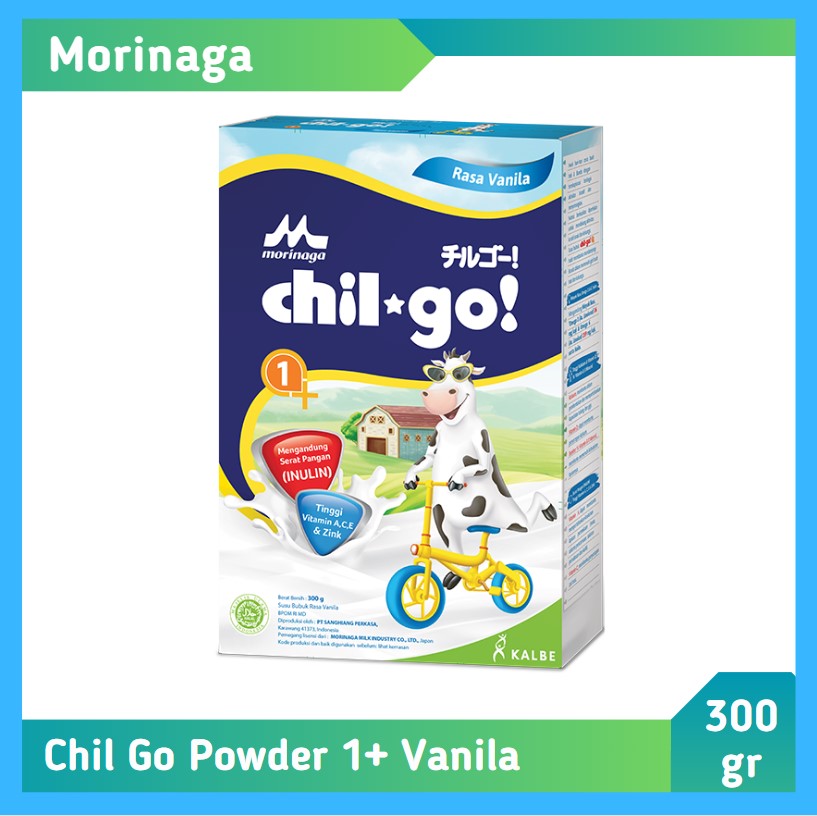 Morinaga Chil Go Powder 1+ Vanila 300 gr