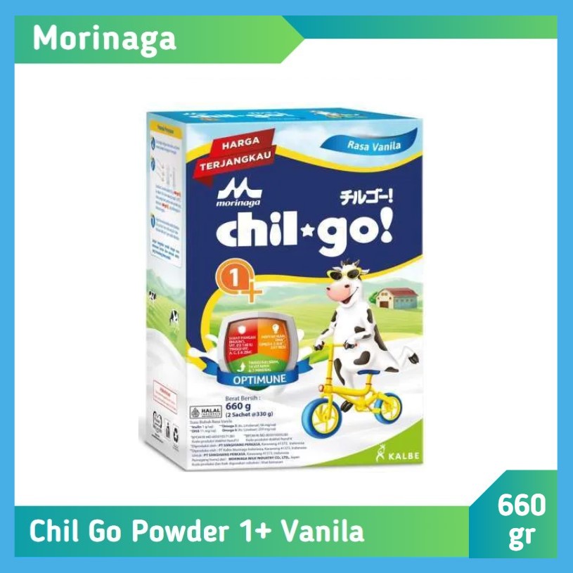 Morinaga Chil Go Powder 1+ Vanila 660 gr