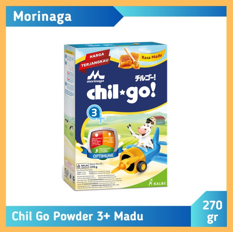 Morinaga Chil Go Powder 3+ Madu 270 gr