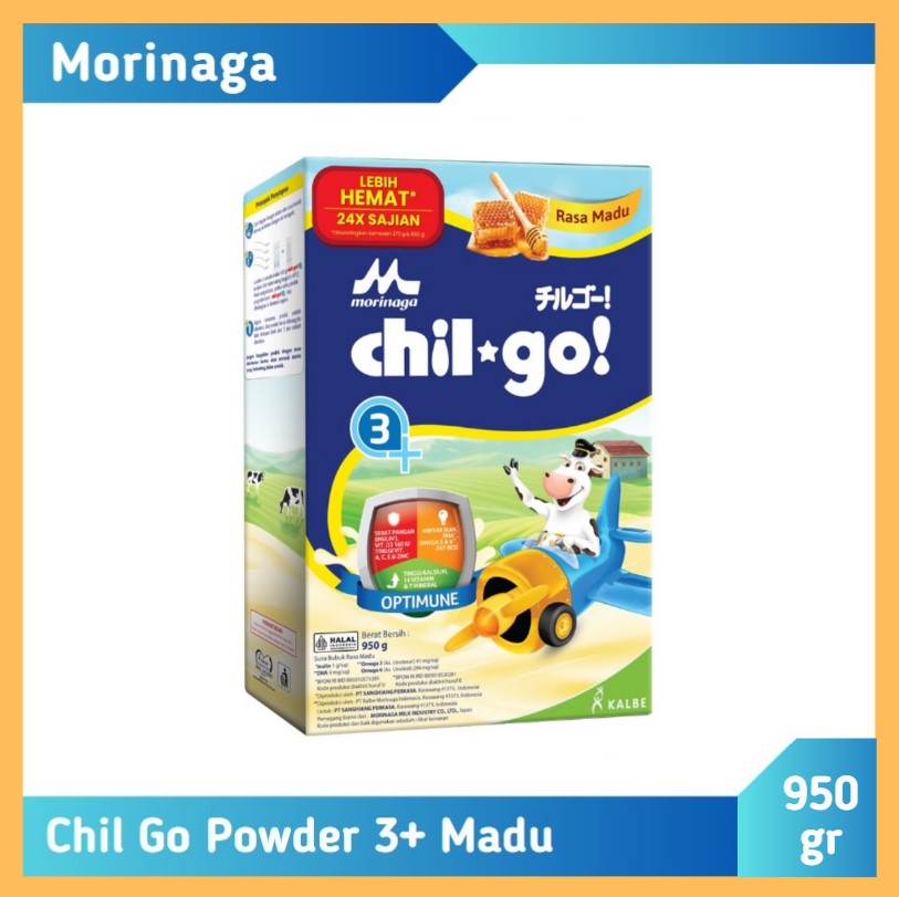 Morinaga Chil Go Powder 3+ Madu 950 gr