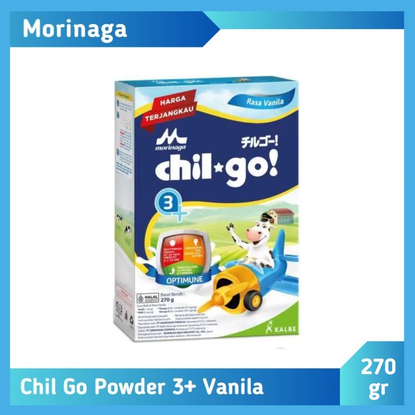 Morinaga Chil Go Powder 3+ Vanila 270 gr