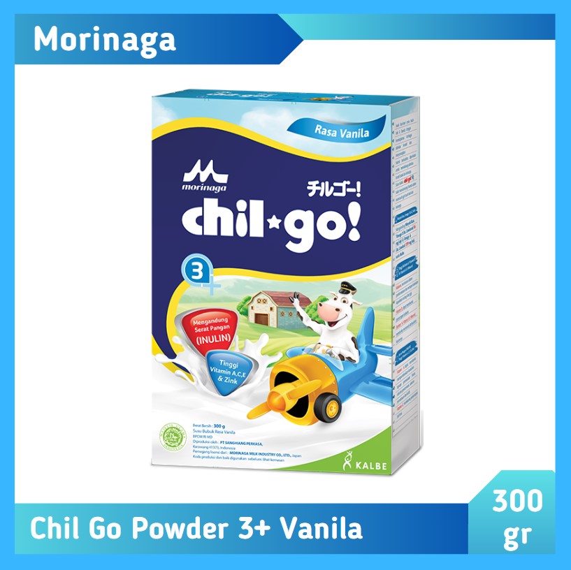 Morinaga Chil Go Powder 3+ Vanila 300 gr