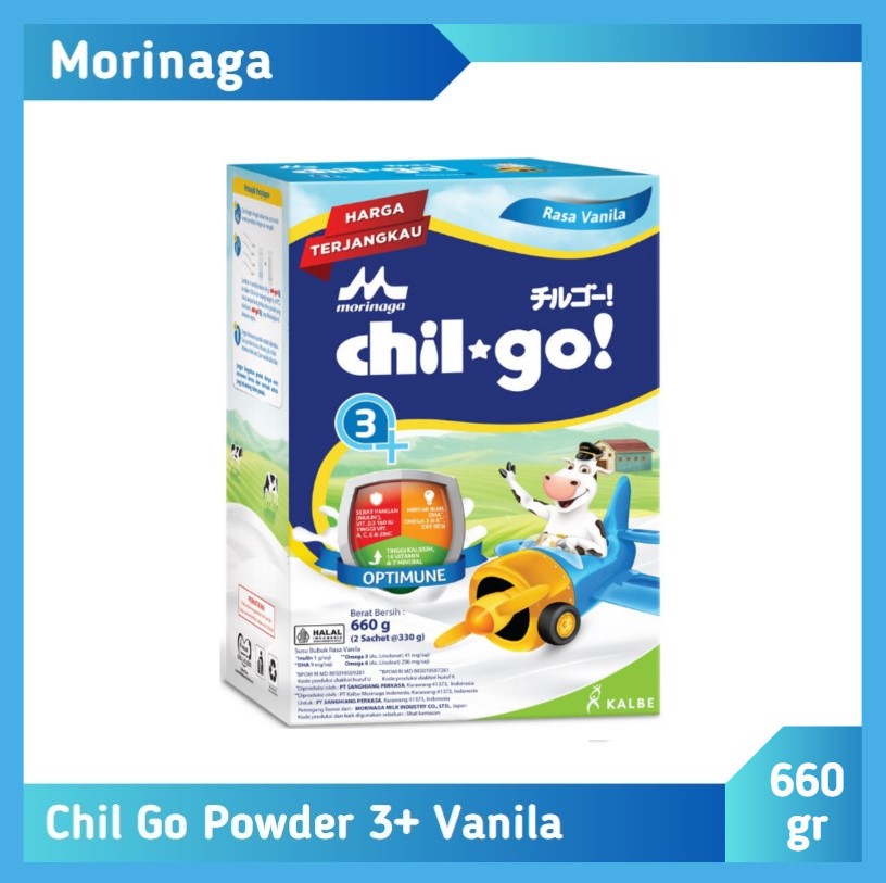 Morinaga Chil Go Powder 3+ Vanila 660 gr