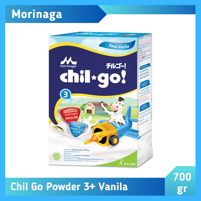 Morinaga Chil Go Powder 3+ Vanila 700 gr