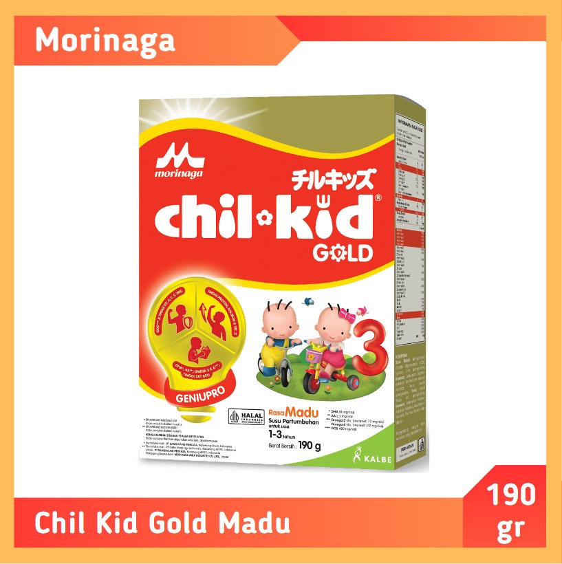 Morinaga Chil Kid Gold Madu 190 gr