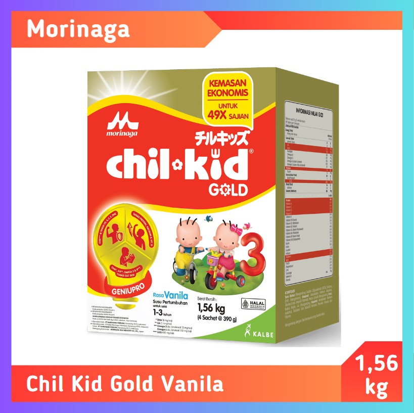 Morinaga Chil Kid Gold Vanila 1.56 kg