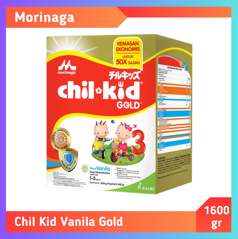 Morinaga Chil Kid Gold Vanila 1600 gr