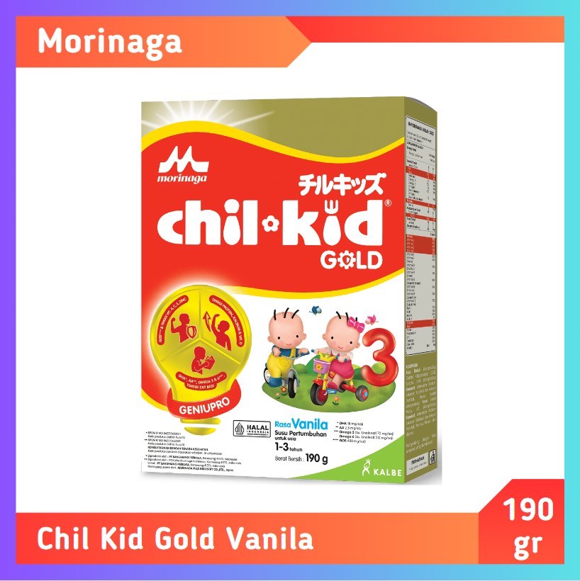Morinaga Chil Kid Gold Vanila 190 gr