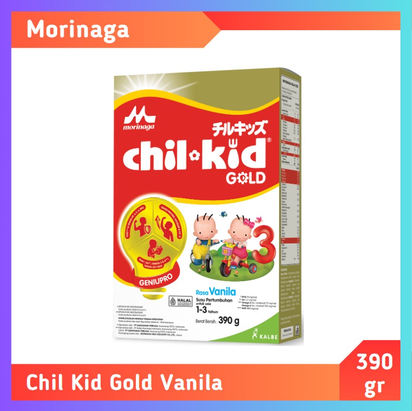 Morinaga Chil Kid Gold Vanila 390 gr