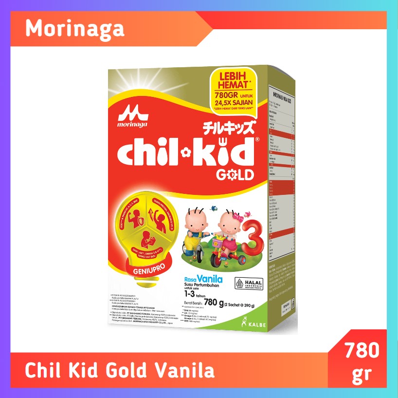 Morinaga Chil Kid Gold Vanila 780 gr