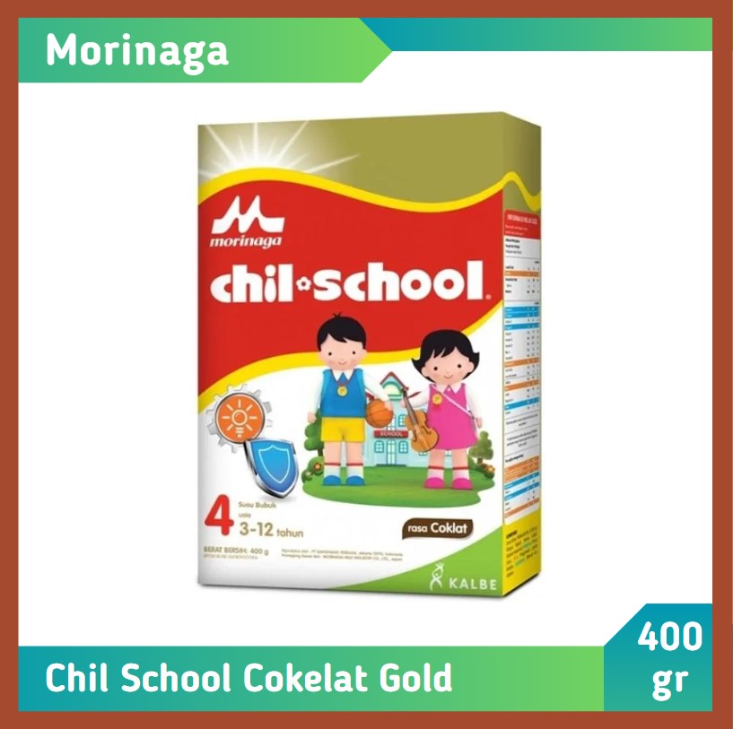 Morinaga Chil School Gold Cokelat 400 gr