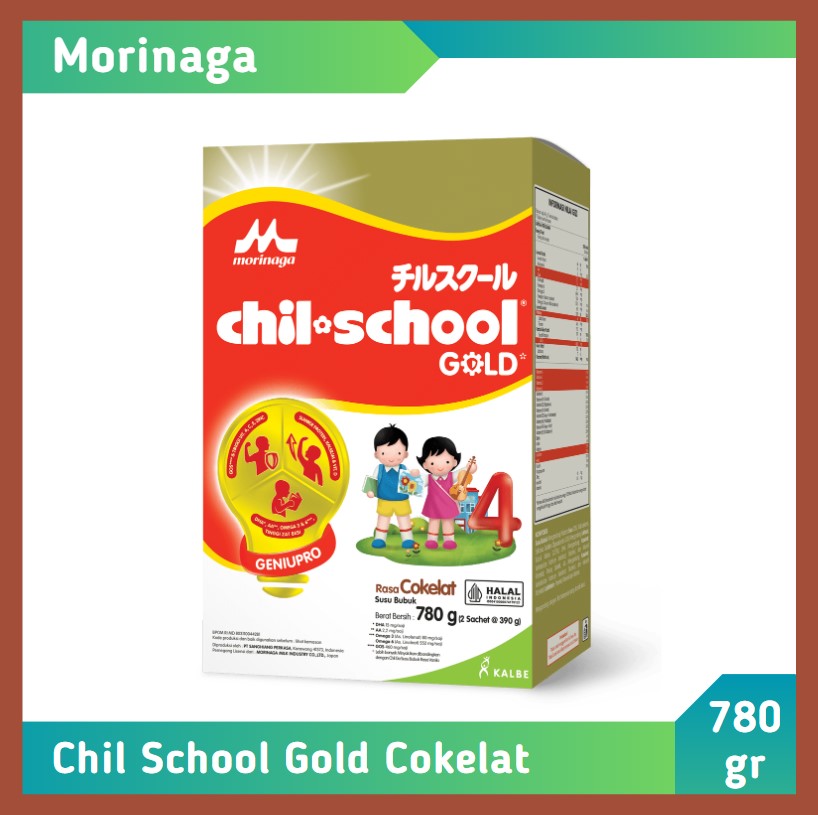 Morinaga Chil School Gold Cokelat 780 gr
