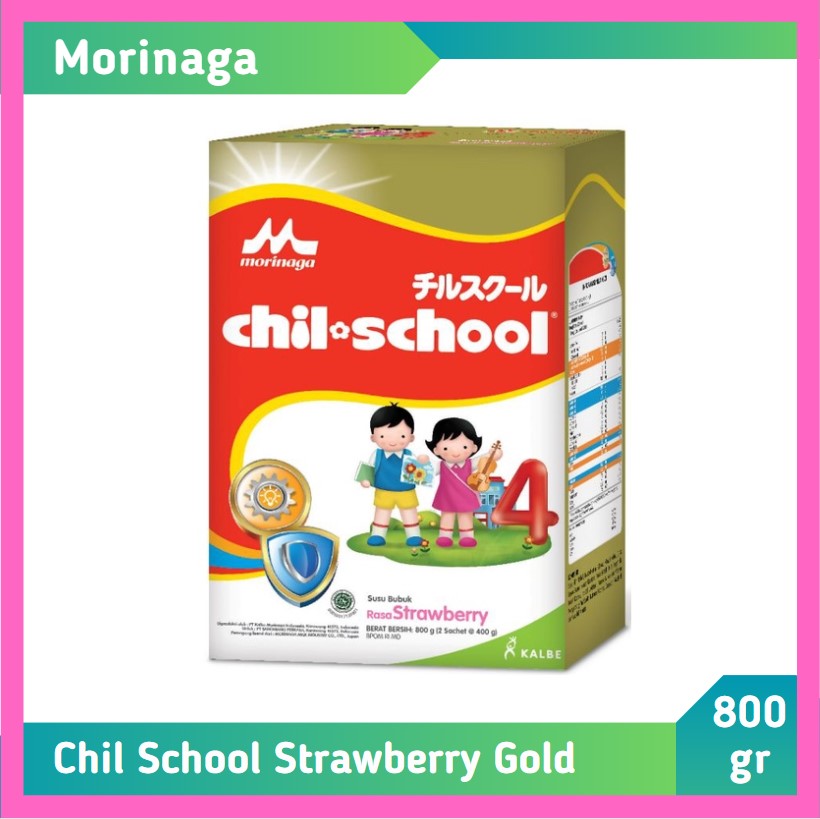 Morinaga Chil School Gold Strawberry 800 gr
