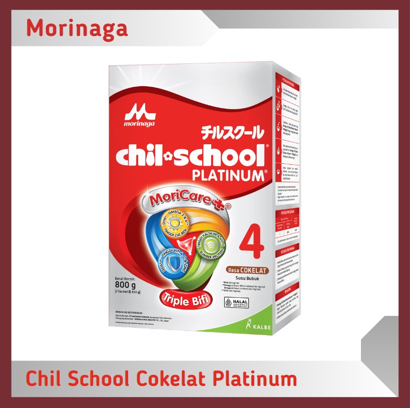 Morinaga Chil School Platinum Cokelat