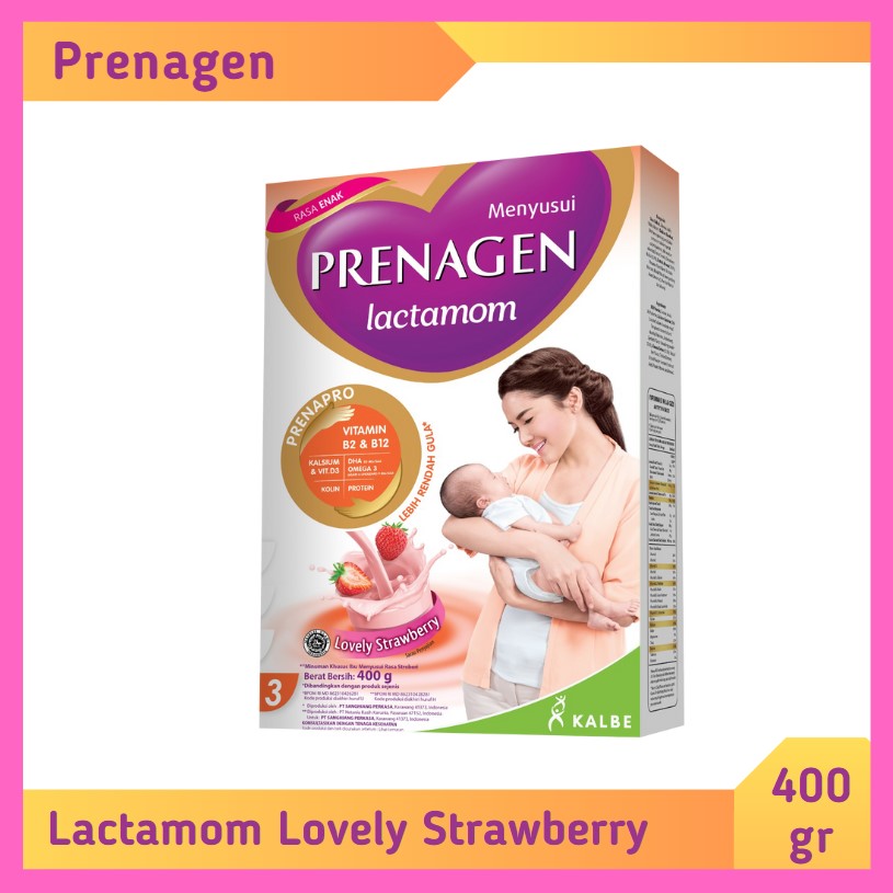Prenagen Lactamom Lovely Strawberry 400 gr