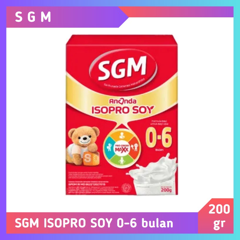 SGM Ananda 1 Isopro Soy 0-6 bulan 200 gr