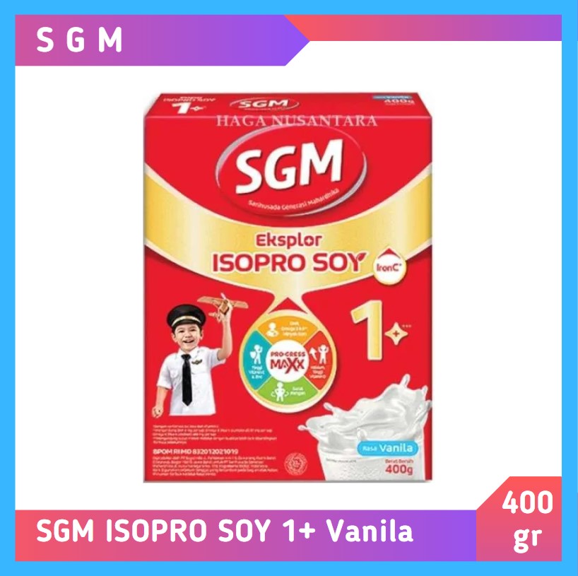 SGM Eksplor 1+ Isopro Soy Vanila 400 gr