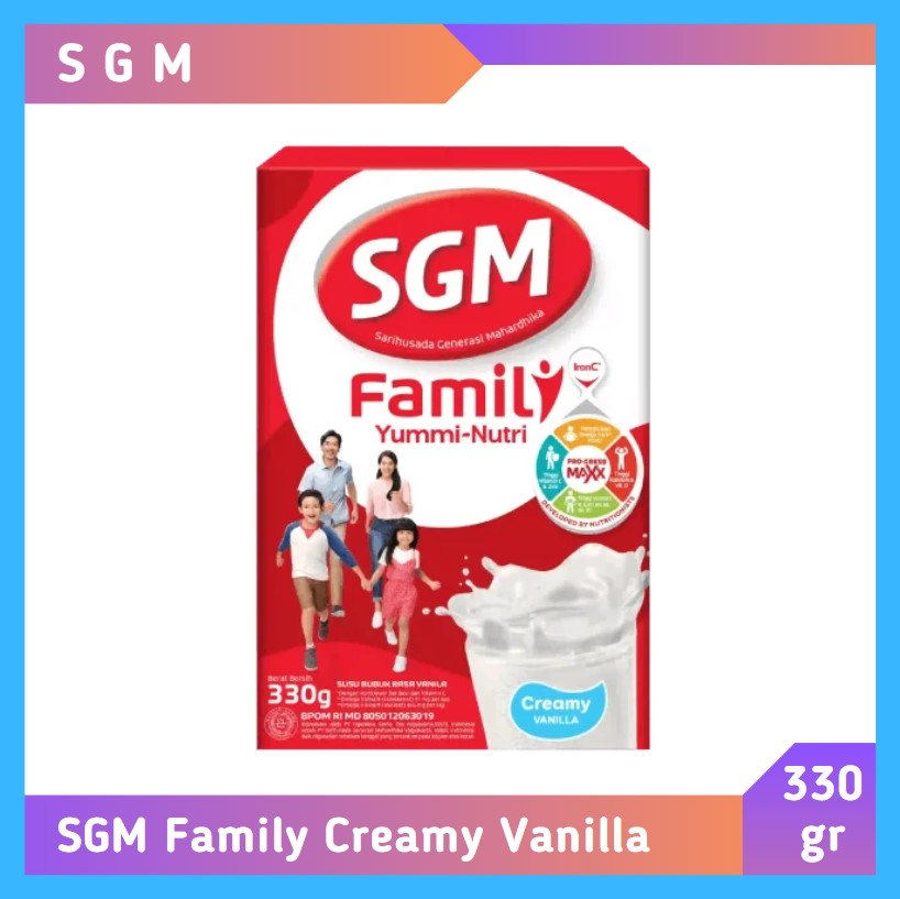 Family Yummi Nutri Creamy Vanilla 330 gr