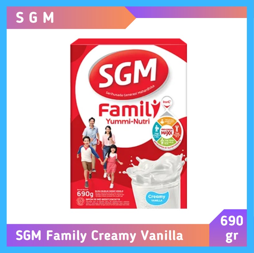 Family Yummi Nutri Creamy Vanilla 690 gr