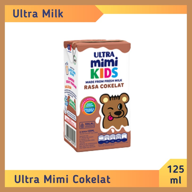 Ultra Mimi Cokelat 125 ml