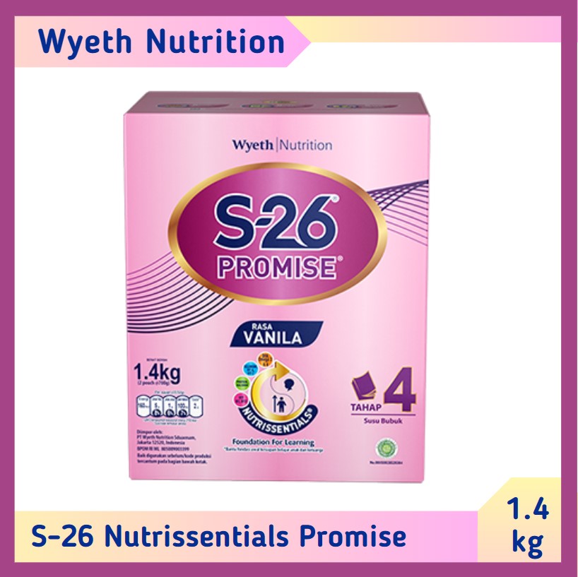 S-26 Promise 4 Nutrissentials Vanila 1.4 kg