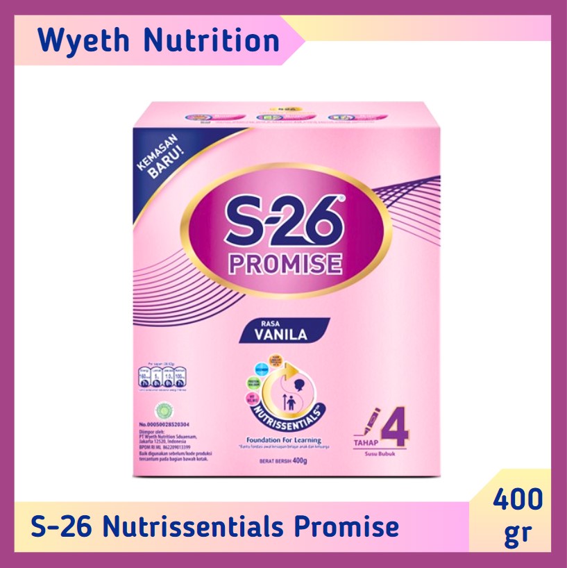 S-26 Promise 4 Nutrissentials Vanila 400 gr