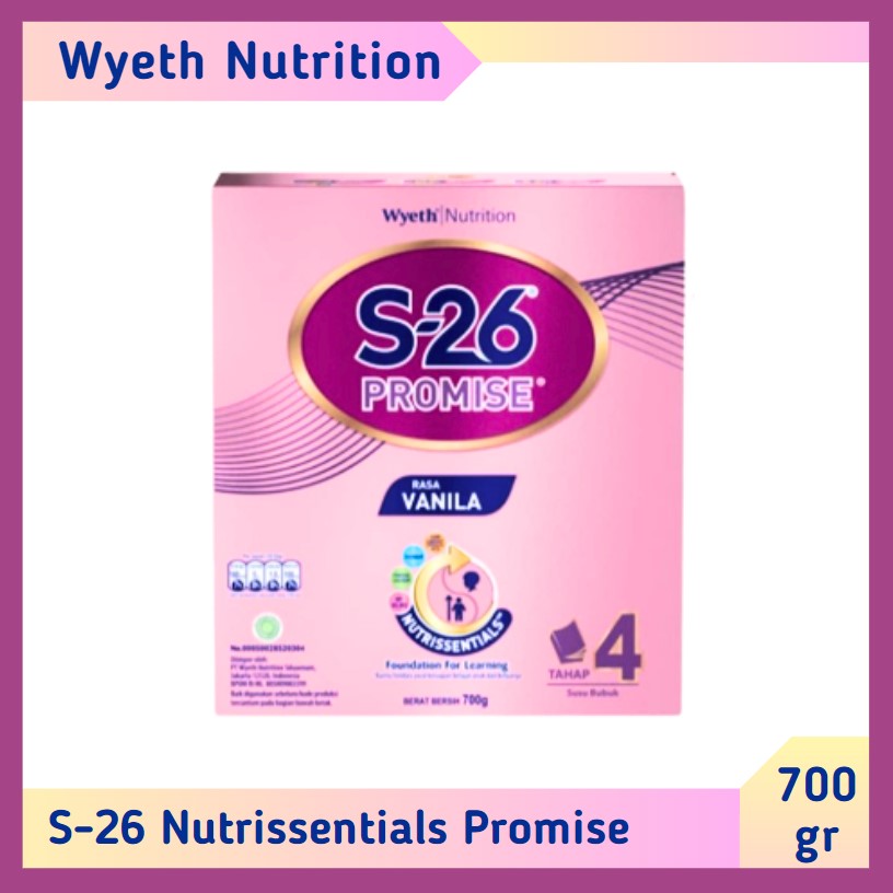 S-26 Promise 4 Nutrissentials Vanila 700 gr